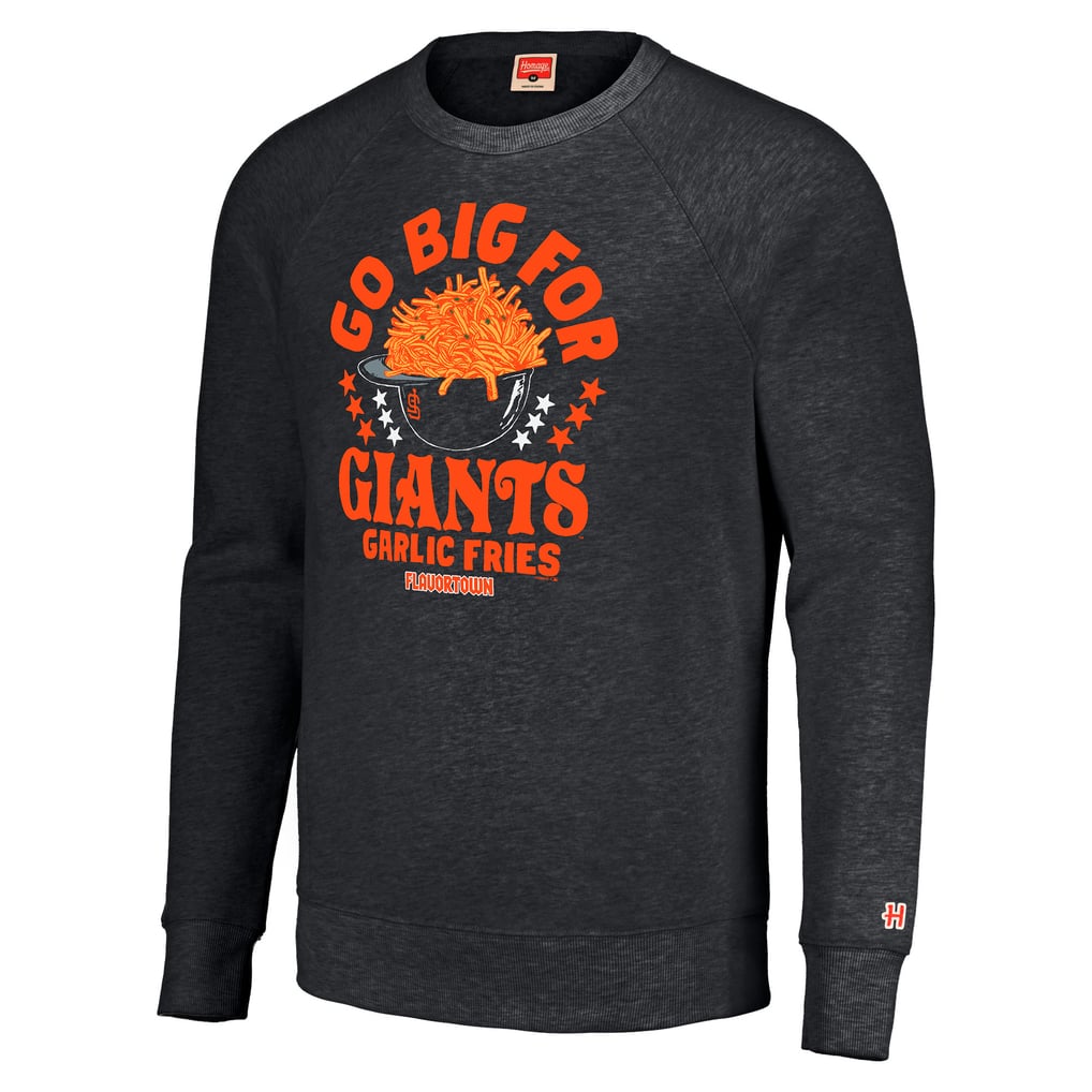  San Francisco Giants MLB x Guy Fieri’s Flavortown Unisex Tri-Blend Pullover Sweatshirt - Charcoal