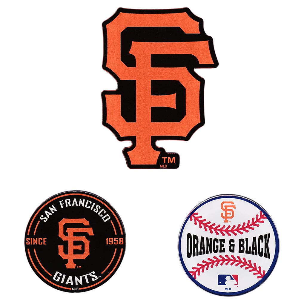  San Francisco Giants WinCraft 3-Pack Premium Fridge Magnet Set