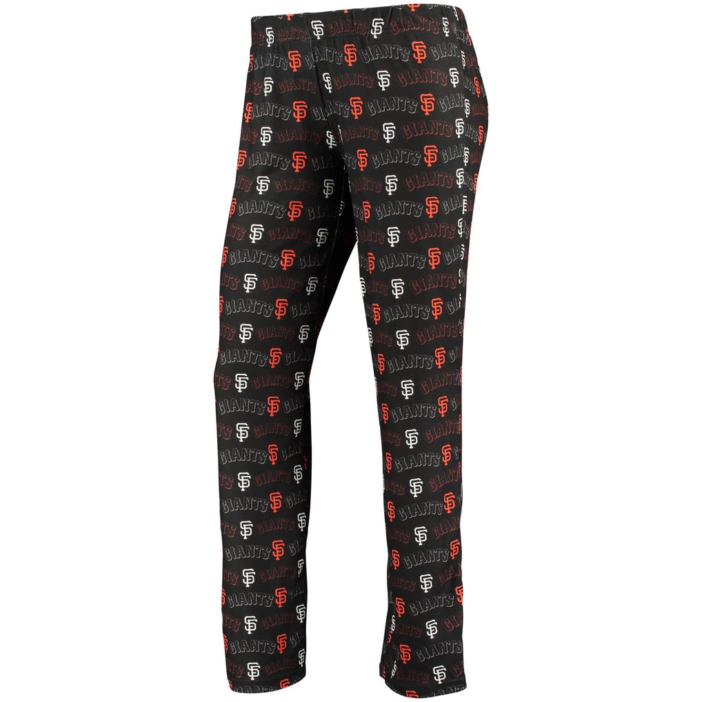 San Francisco Giants Women's Thematic Polyester Print Pant - Black