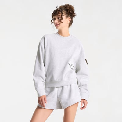 San Francisco Giants lululemon Women's Oversized Steady State Crew - Heathered Core Ultra Light Grey