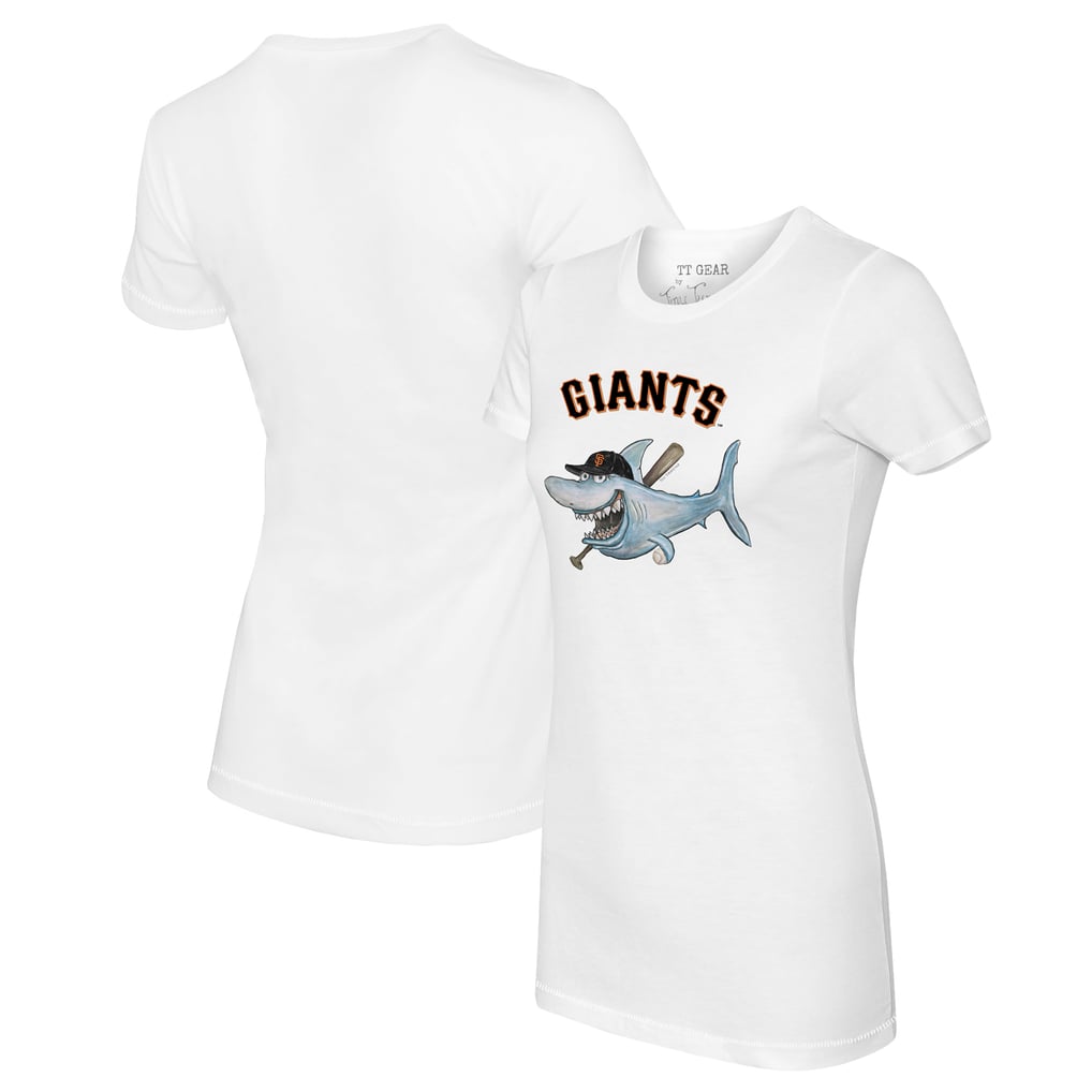 San Francisco Giants Tiny Turnip Women's Shark Logo T-Shirt - White