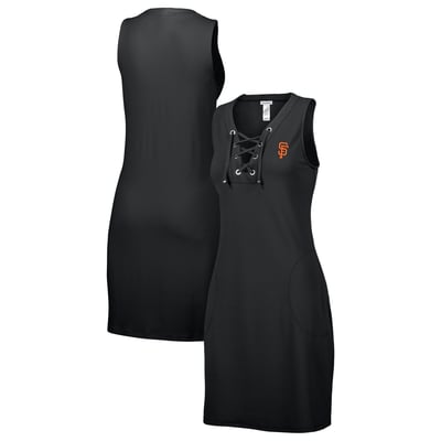 San Francisco Giants Tommy Bahama Women's Island Cays Lace-Up Spa Dress - Black