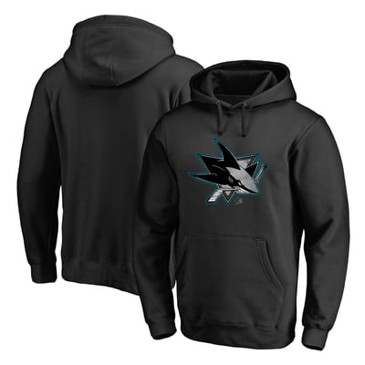 San Jose Sharks Core Smoke Pullover Hoodie - Black