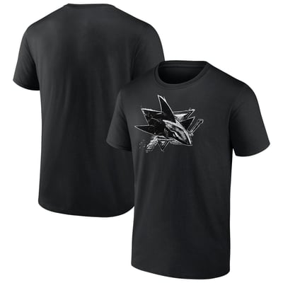 San Jose Sharks Iced Out T-Shirt - Black