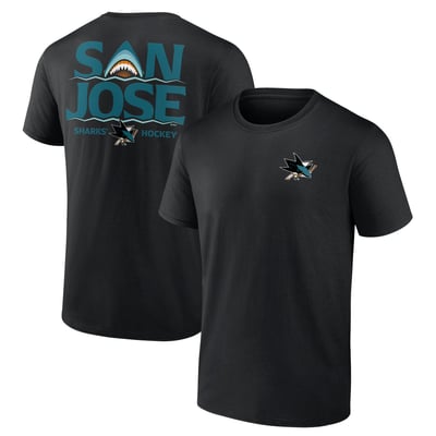 San Jose Sharks Territorial T-Shirt - Black