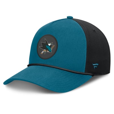 San Jose Sharks Fanatics Authentic Pro Rink A-Frame Adjustable Hat - Teal