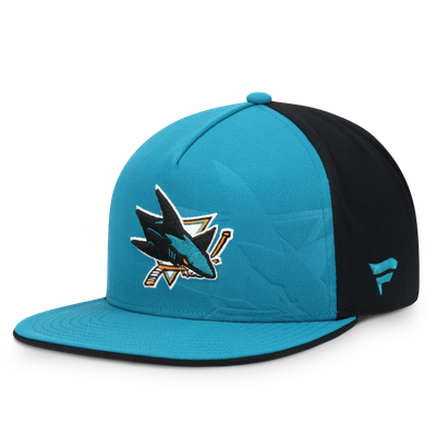  San Jose Sharks Fanatics Snapback Hat - Teal/Black