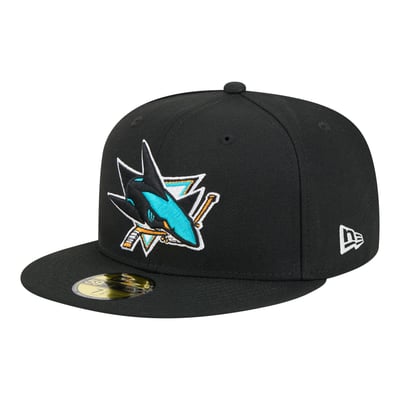  San Jose Sharks New Era Core 59FIFTY Fitted Hat - Black