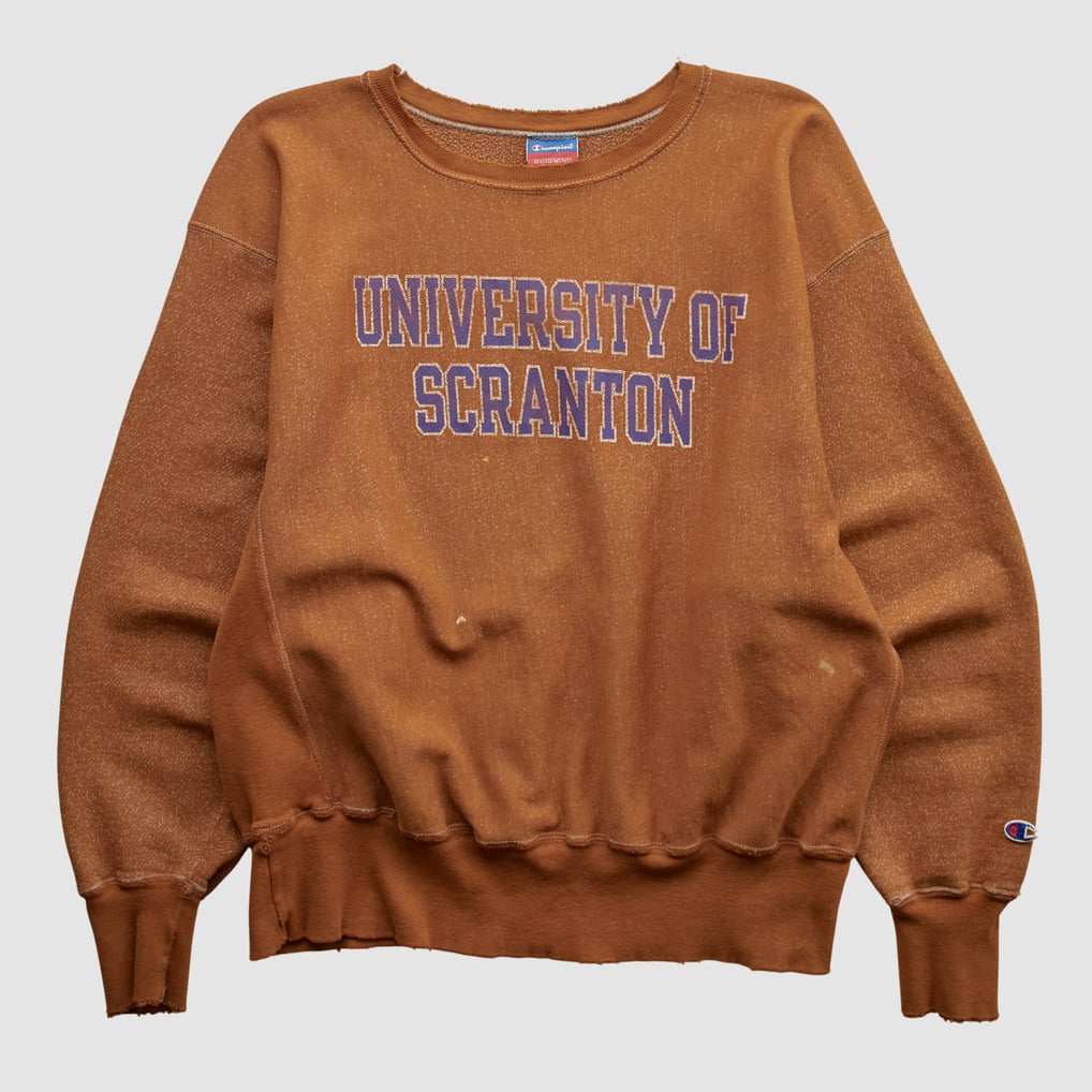 Scranton Royals Champion 2000s Pullover Sweatshirt - Clay - M by Fanatics Real Vintage