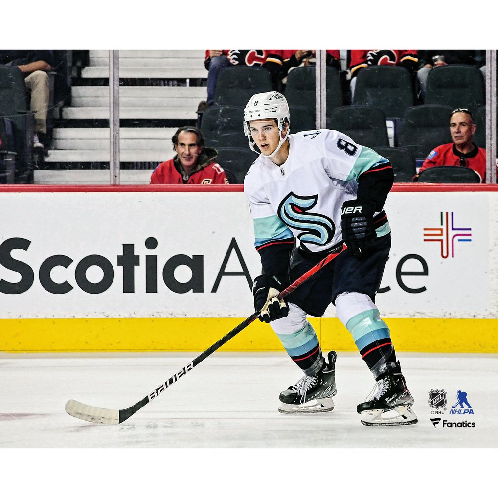 Cale Fleury Seattle Kraken Fanatics Authentic Unsigned Skating Photograph