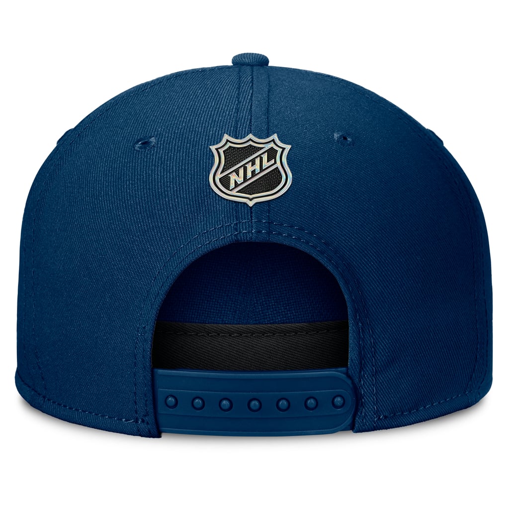 Seattle Kraken Fanatics Authentic Pro Rink Team Code Snapback Hat - Deep Sea Blue