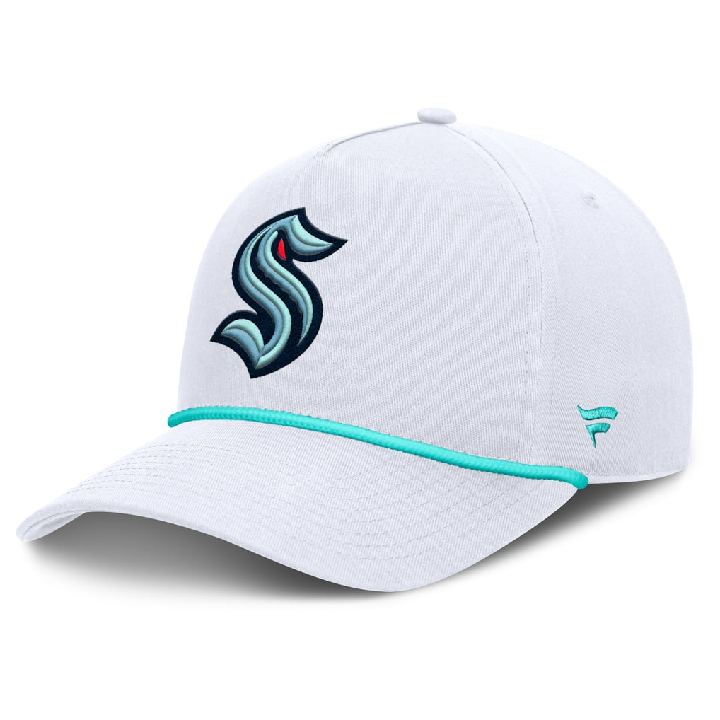 Seattle Kraken Fanatics Rope A-Frame Adjustable Hat - White
