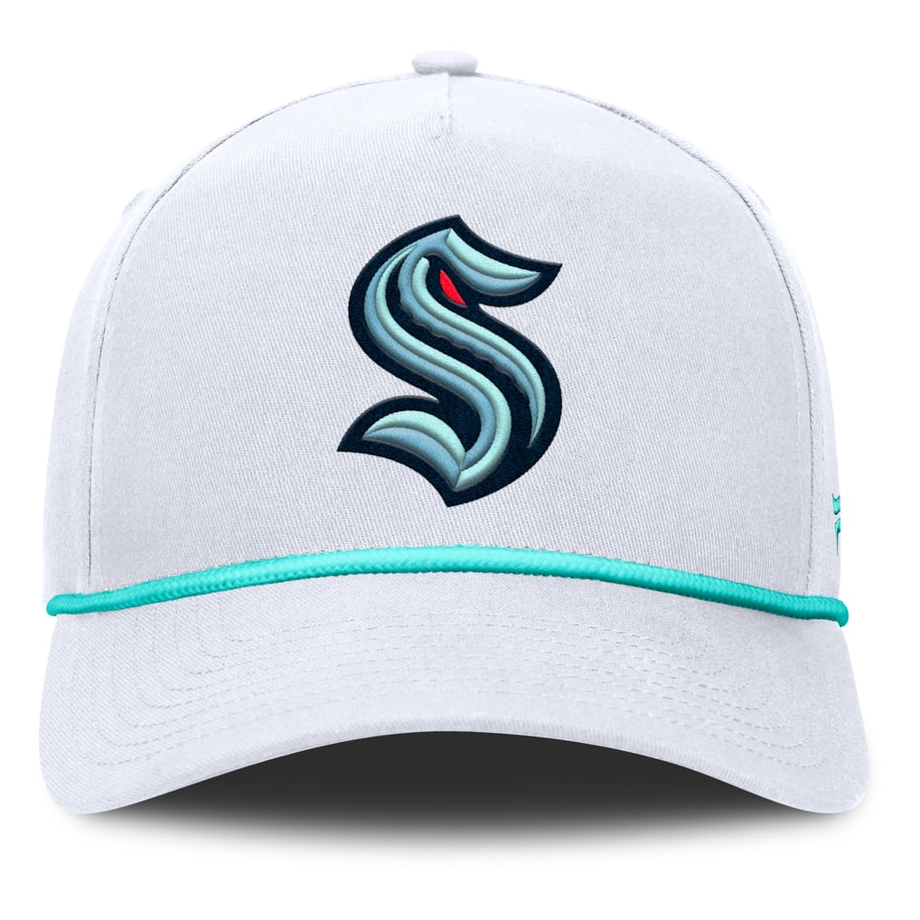 Seattle Kraken Fanatics Rope A-Frame Adjustable Hat - White