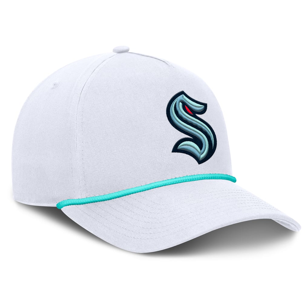 Seattle Kraken Fanatics Rope A-Frame Adjustable Hat - White