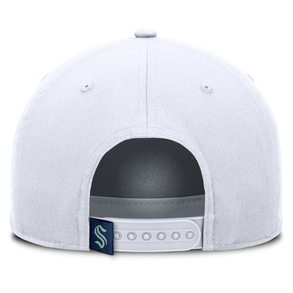 Seattle Kraken Fanatics Rope A-Frame Adjustable Hat - White