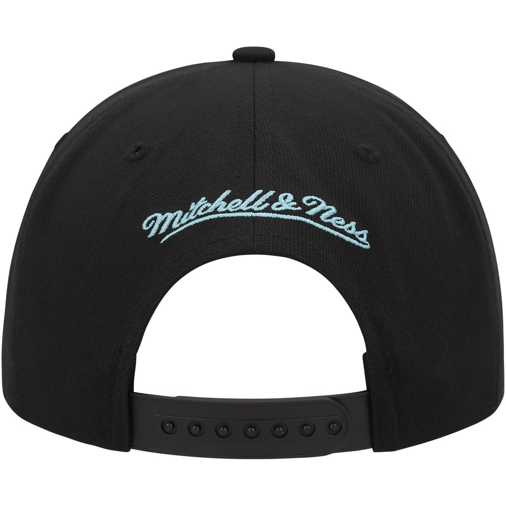 Seattle Kraken Mitchell & Ness Core Team Script 2.0 Snapback Hat - Black
