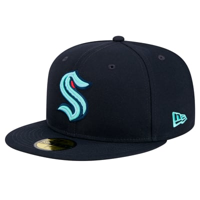  Seattle Kraken New Era Core 59FIFTY Fitted Hat - Navy