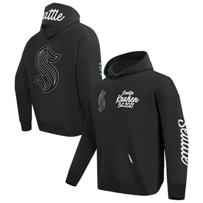  Seattle Kraken Pro Standard Paint the City Pullover Hoodie - Black