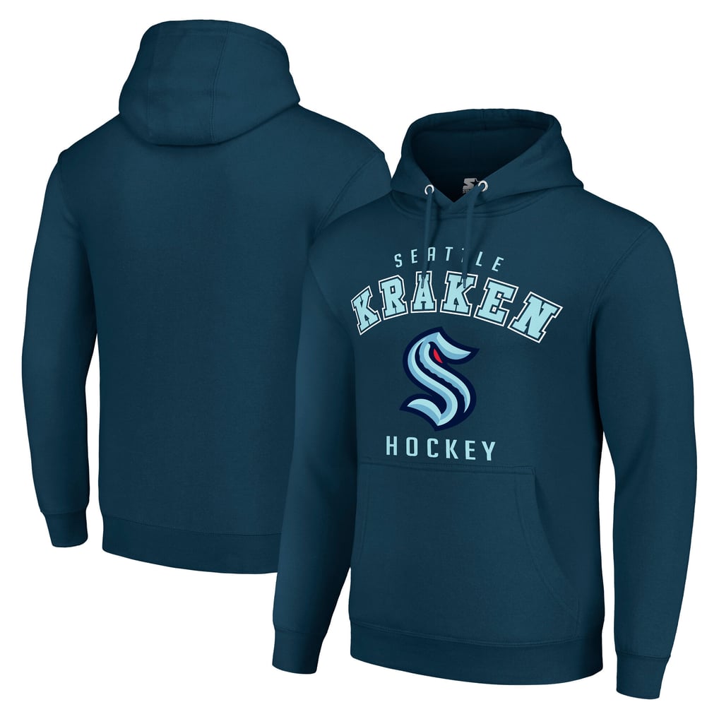 Seattle Kraken Starter  Logo Pullover Hoodie - Navy