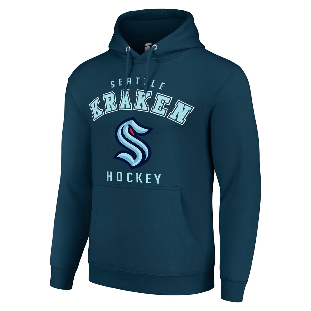 Seattle Kraken Starter  Logo Pullover Hoodie - Navy