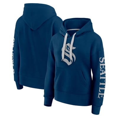 Seattle Kraken Fanatics Women's Elements Next Pullover Hoodie  - Deep Sea Blue