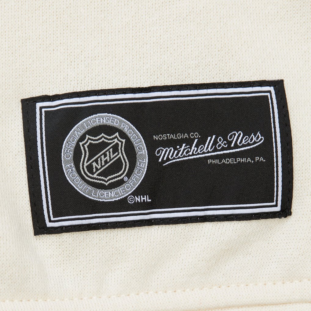  Seattle Kraken Mitchell & Ness Women's Logo 3.0 Pullover Sweatshirt - Cream
