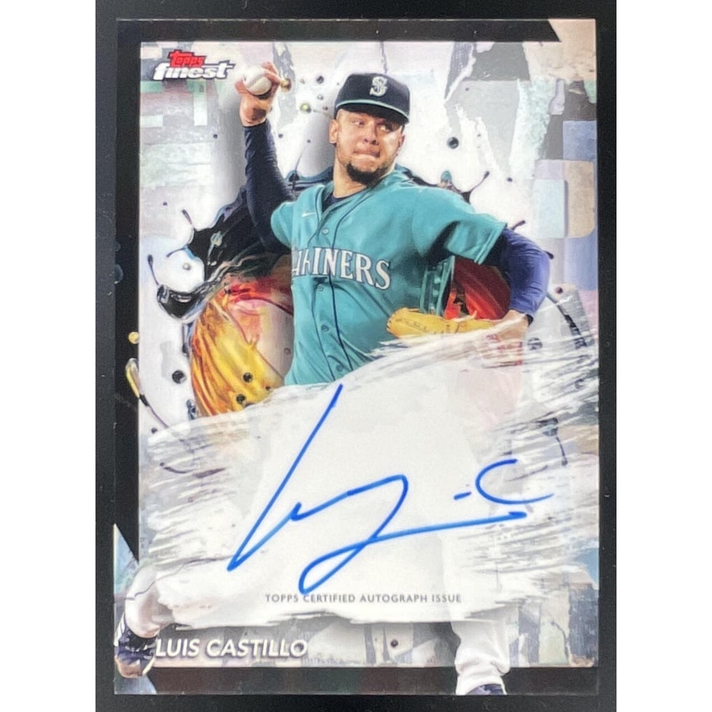 2024 Topps Finest Autographs #FA-LC Luis Castillo Auto