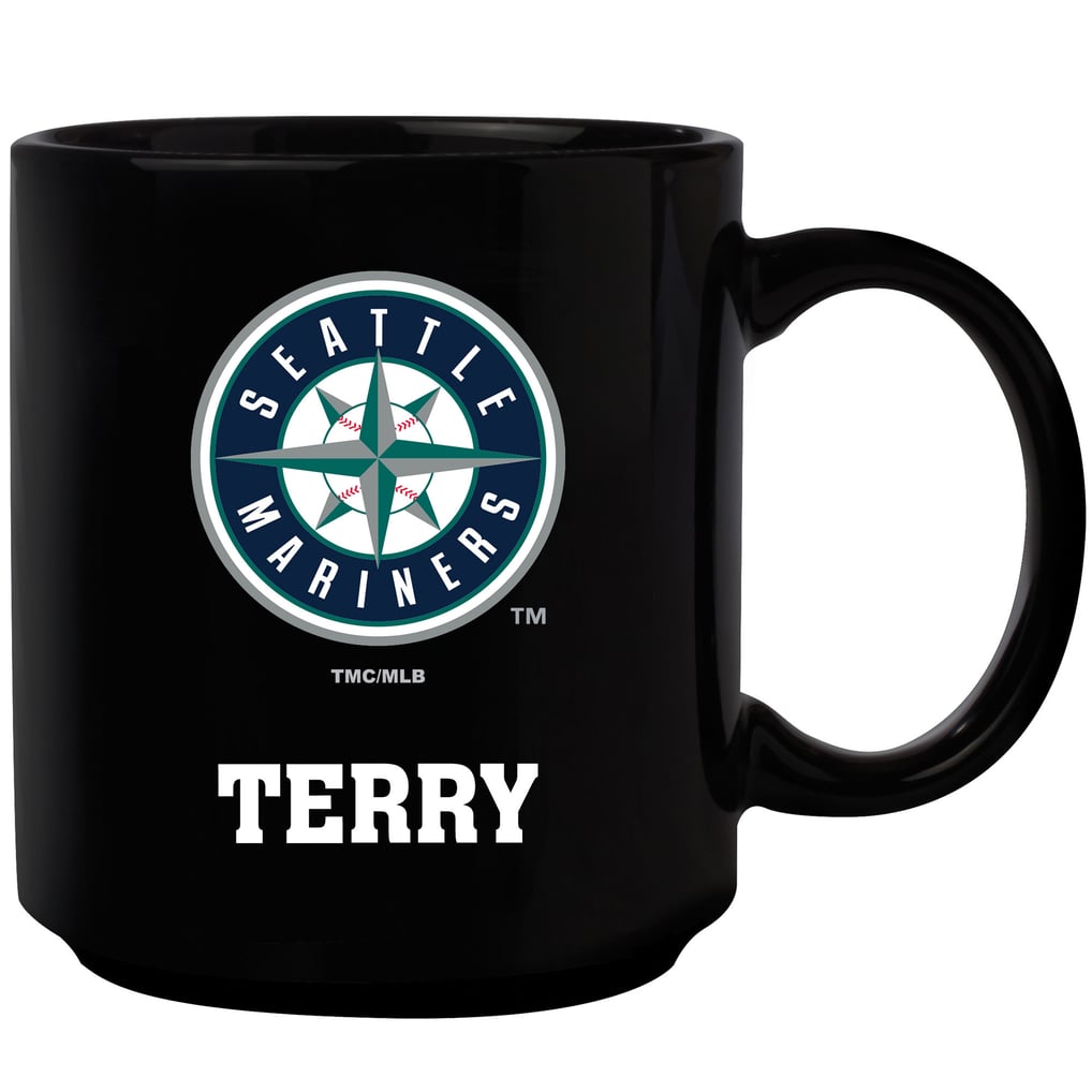 Seattle Mariners 11oz. Personalized Mug - Black