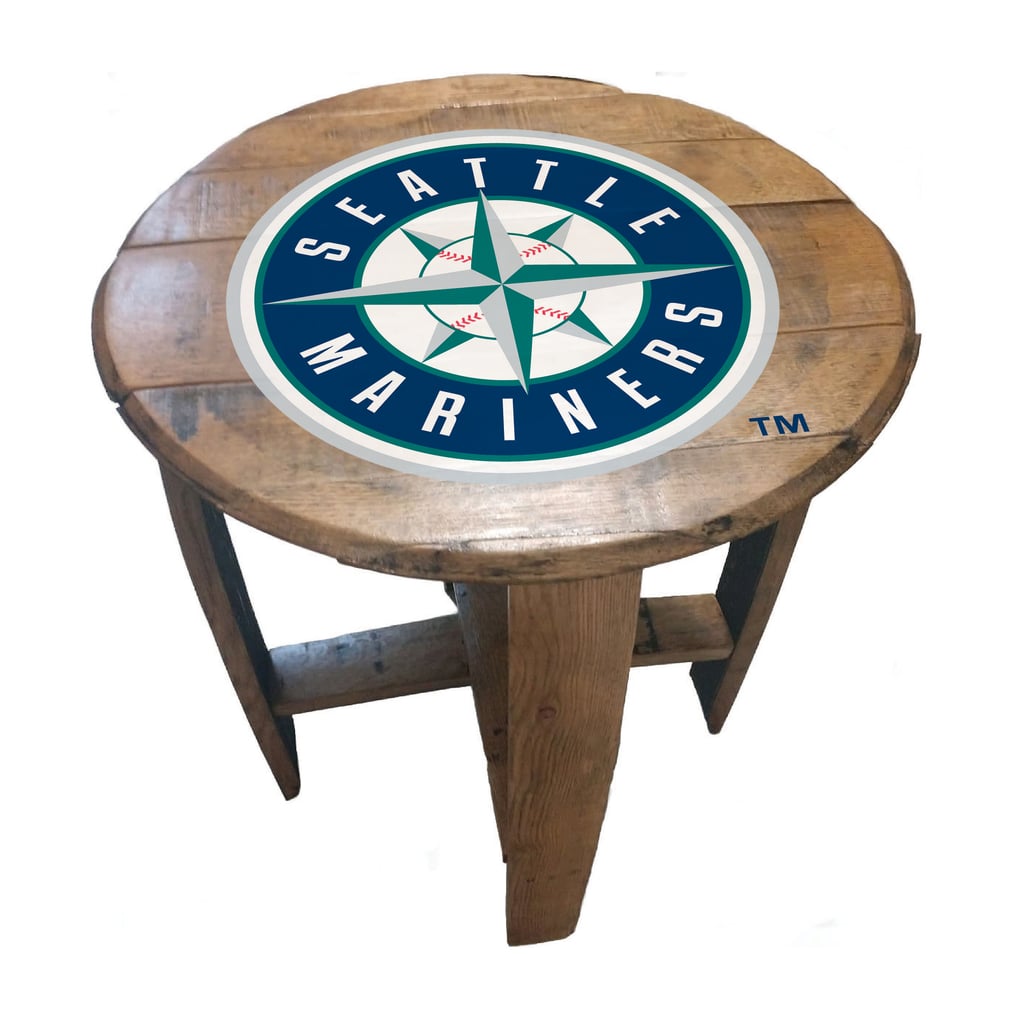 Seattle Mariners Imperial Oak Barrel Table