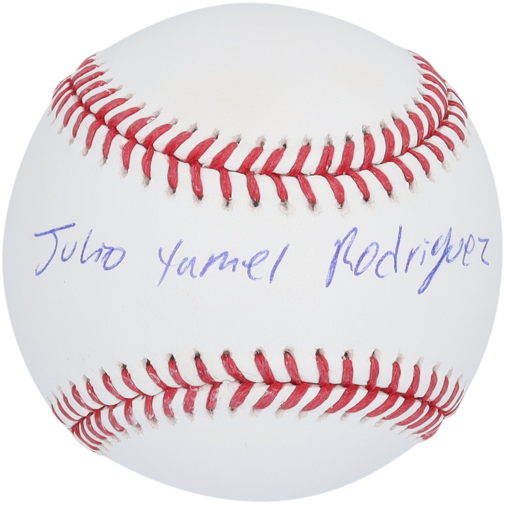Julio Rodríguez Seattle Mariners Autographed Fanatics Authentic Baseball with Full Name Signature