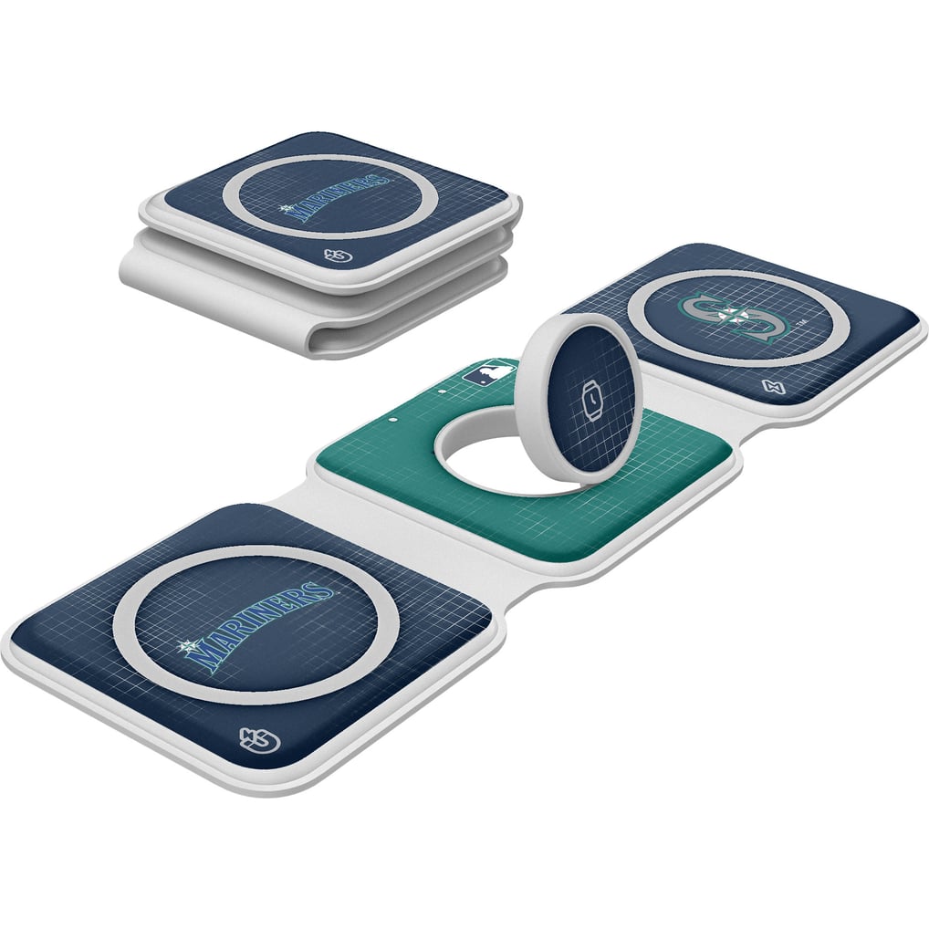 Seattle Mariners Keyscaper 3-in-1 Foldable Charger
