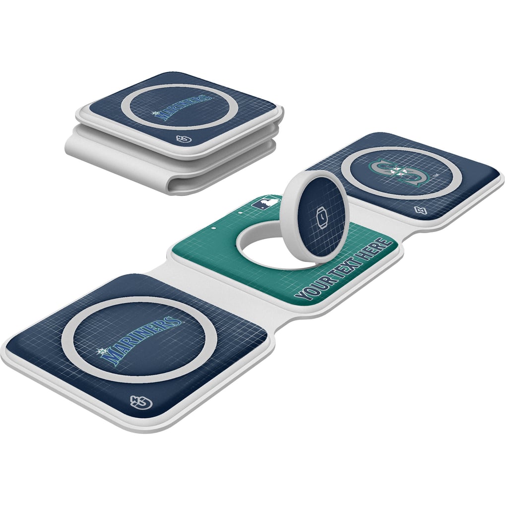 Seattle Mariners Keyscaper Personalized 3-in-1 Foldable Charger