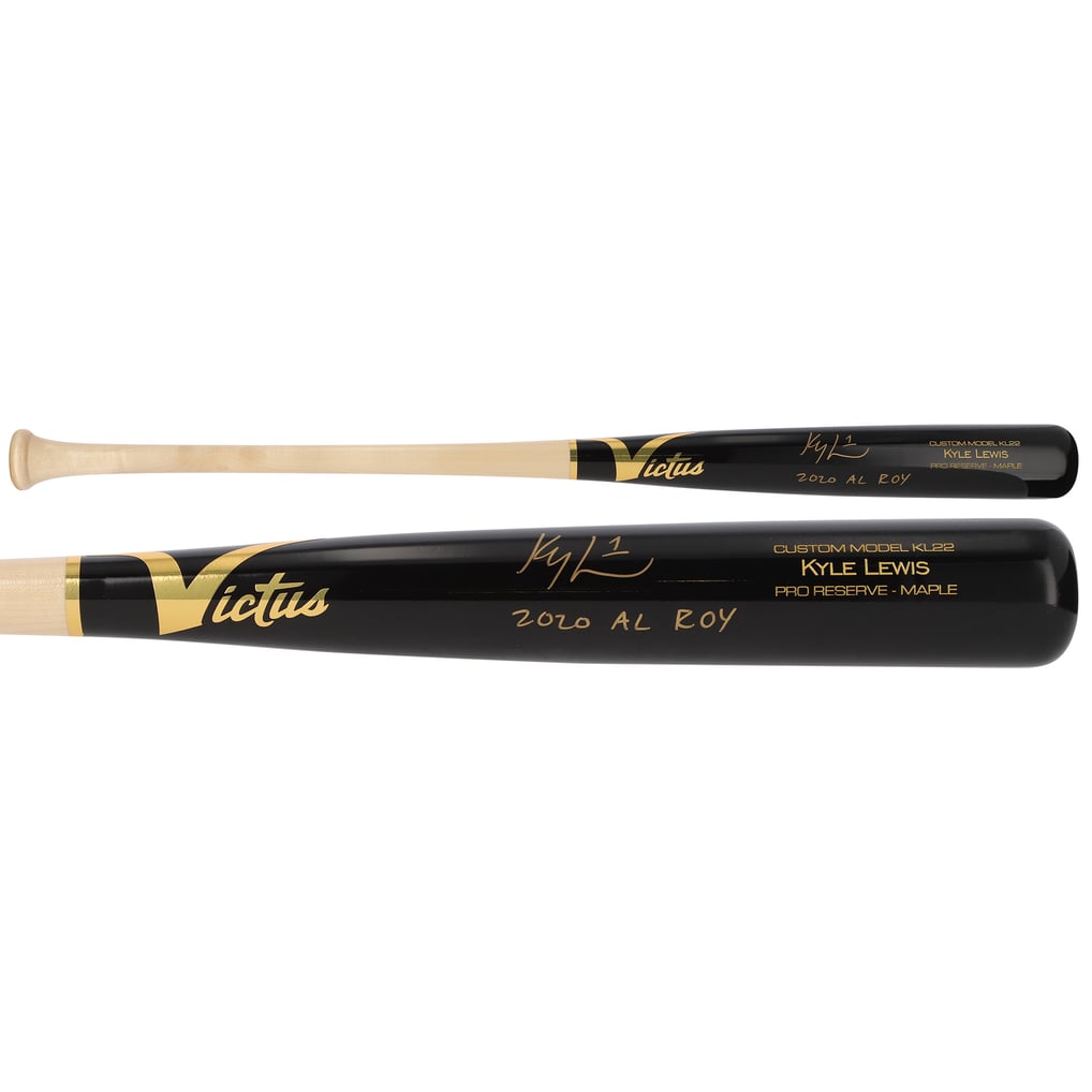 Kyle Lewis Seattle Mariners Autographed Fanatics Authentic Victus Game Model Bat with "2020 AL ROY" Inscription