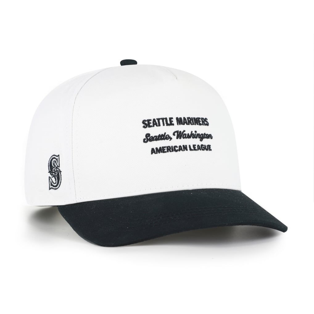 Seattle Mariners '47 Contemporary Two-Tone Hitch Adjustable Hat - White/Black