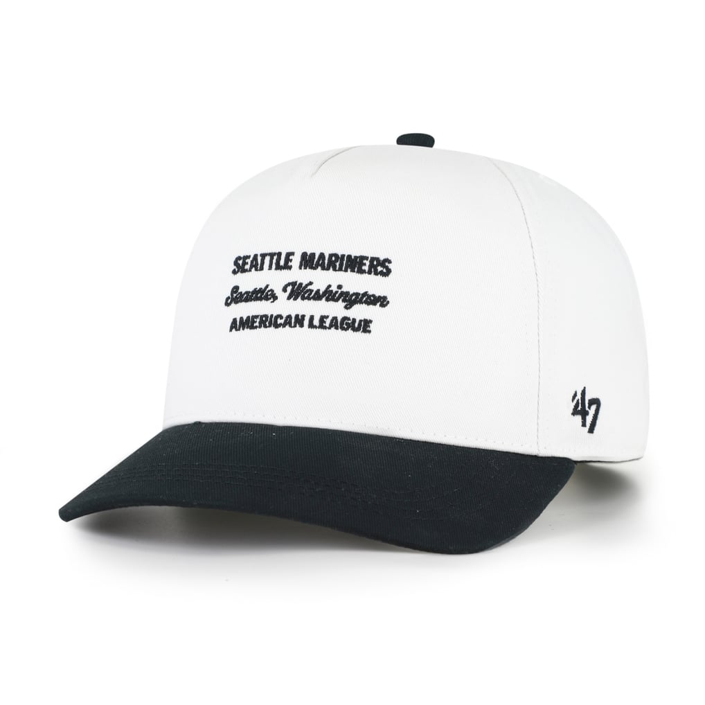 Seattle Mariners '47 Contemporary Two-Tone Hitch Adjustable Hat - White/Black