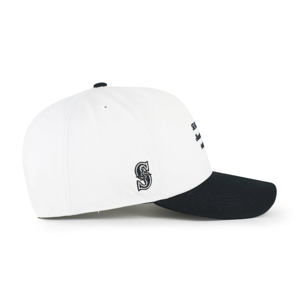Seattle Mariners '47 Contemporary Two-Tone Hitch Adjustable Hat - White/Black