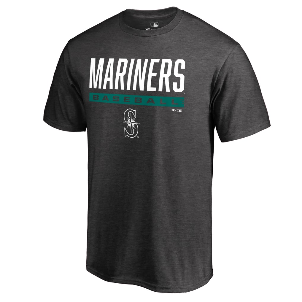 Seattle Mariners Win Stripe T-Shirt - Ash