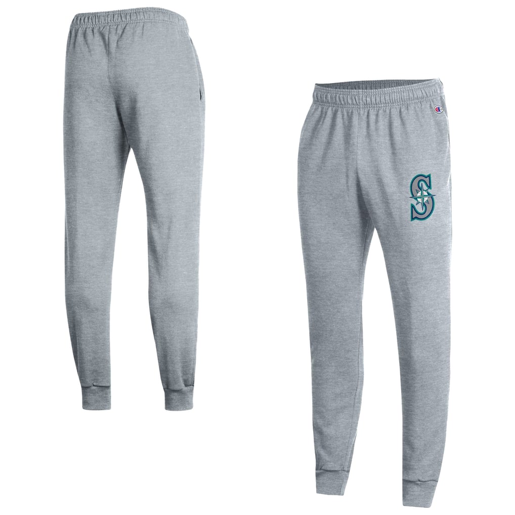  Seattle Mariners Champion Powerblend Joggers - Heather Gray