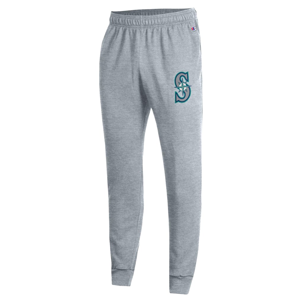  Seattle Mariners Champion Powerblend Joggers - Heather Gray