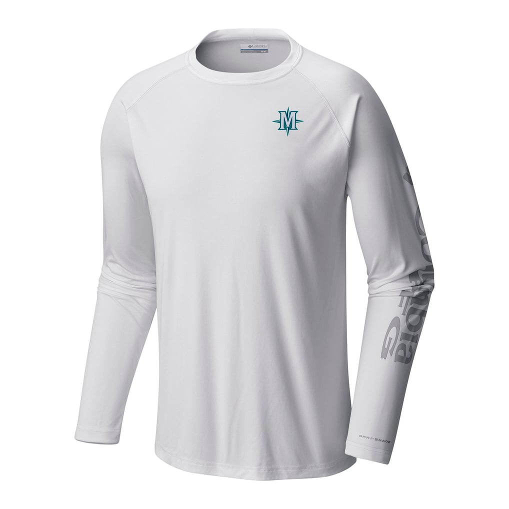 Seattle Mariners Columbia Terminal Tackle Long Sleeve Shirt - White