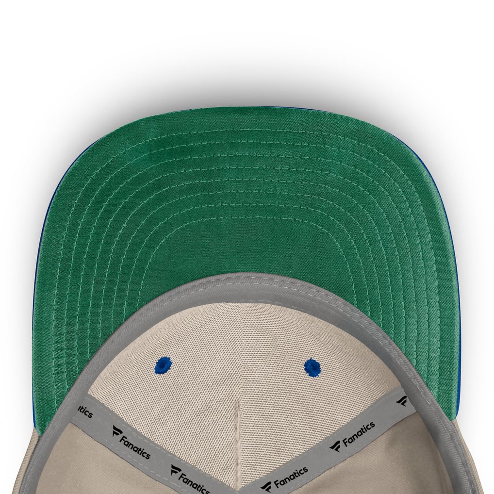 Seattle Mariners Fanatics Veteran A-Frame Adjustable Hat - Khaki/Royal
