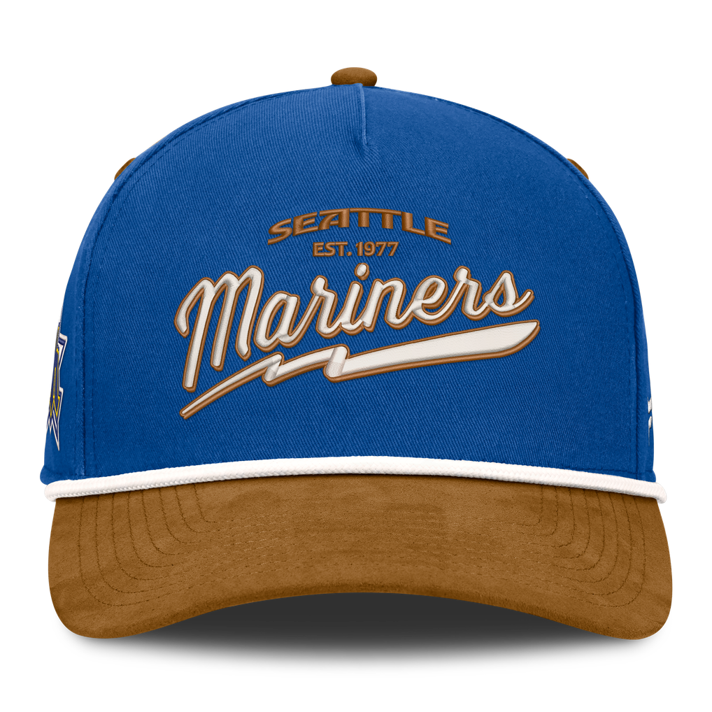 Seattle Mariners Fanatics Heritage Concourse A-Frame Adjustable Hat - Royal