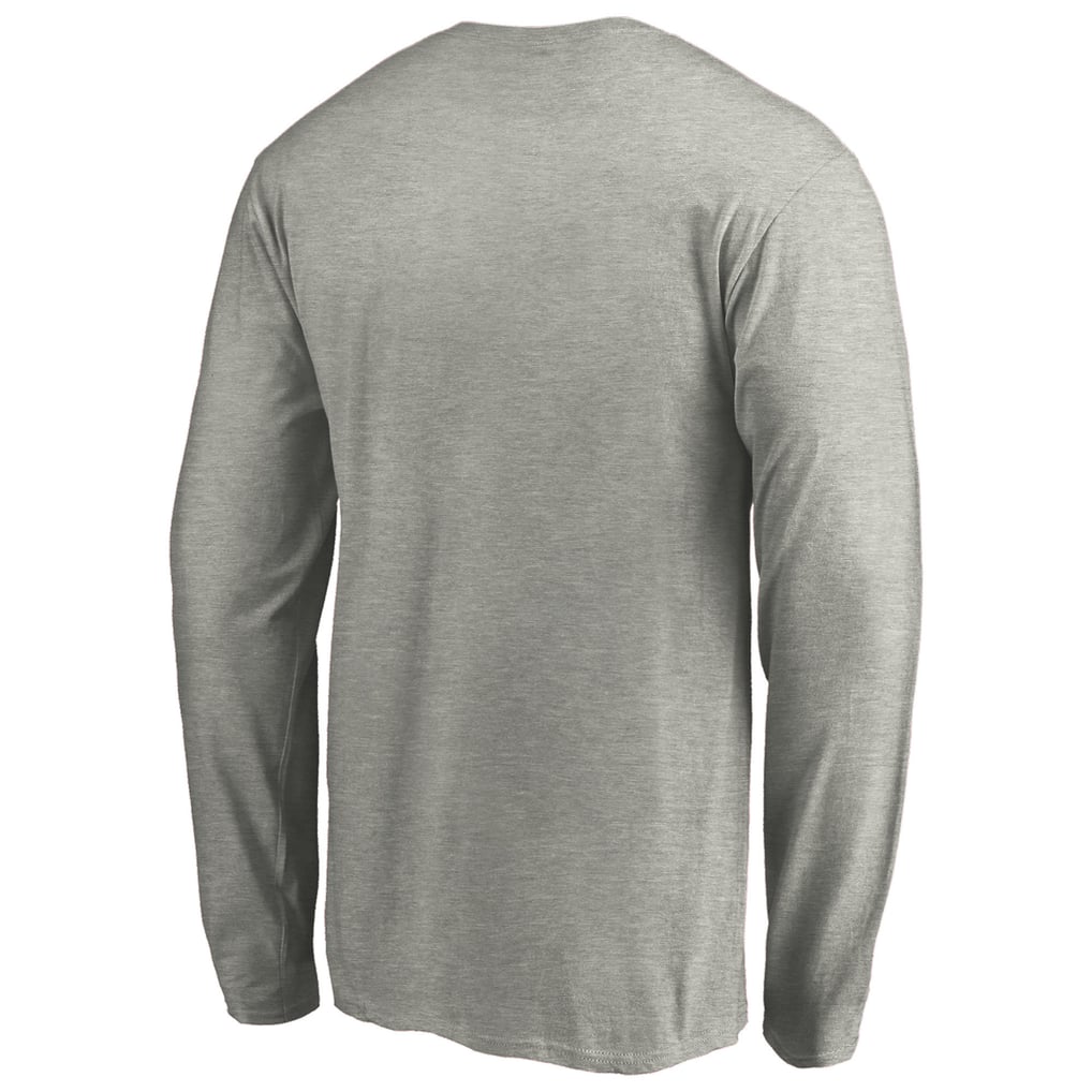 Seattle Mariners Official Team Logo Long Sleeve T-Shirt - Heather Gray