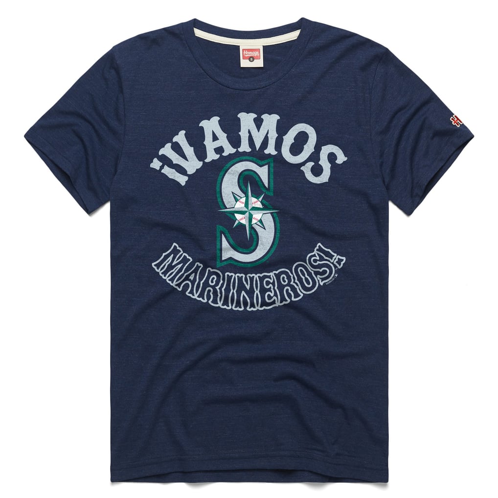  Seattle Mariners Homage Vamos Tri-Blend T-Shirt - Navy