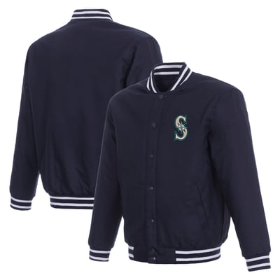  Seattle Mariners JH Design Full-Snap Jacket - Deep Sea Blue