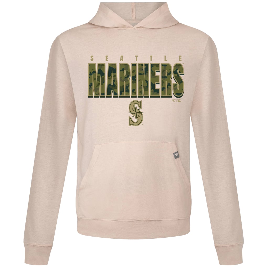  Seattle Mariners Levelwear Relay Protect Pullover Hoodie - Khaki
