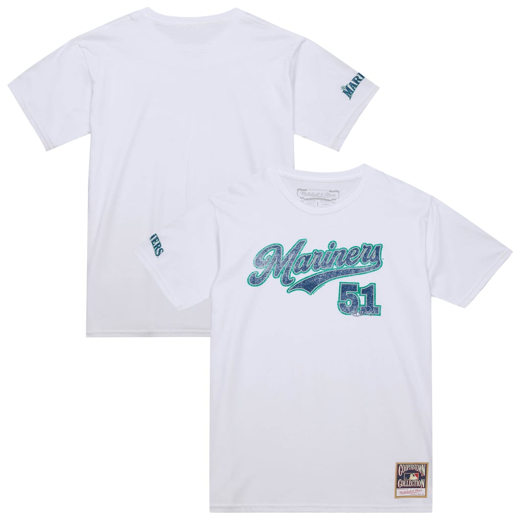 Ichiro Suzuki Seattle Mariners Mitchell & Ness Cooperstown Collection Player T-Shirt - White