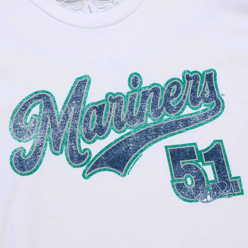 Ichiro Suzuki Seattle Mariners Mitchell & Ness Cooperstown Collection Player T-Shirt - White