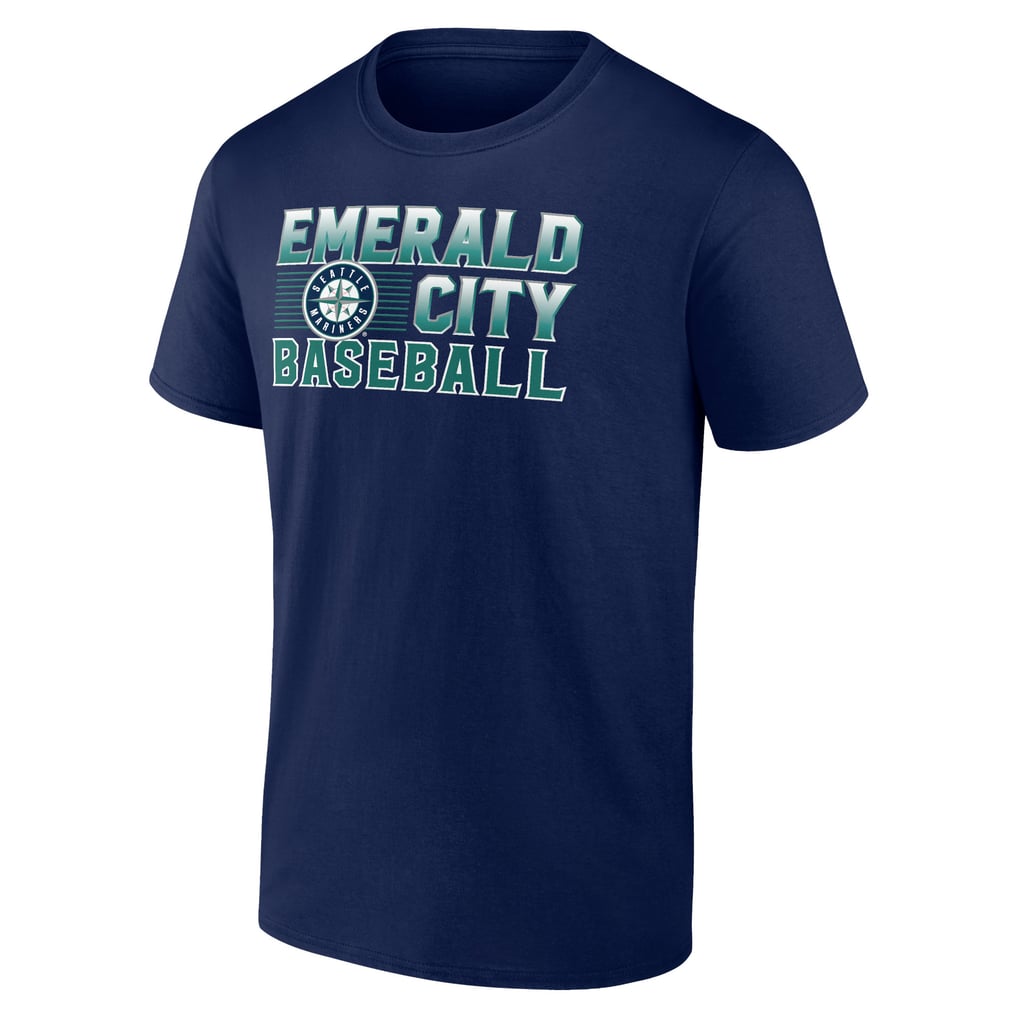 Seattle Mariners Emerald Baseball T-Shirt - Navy