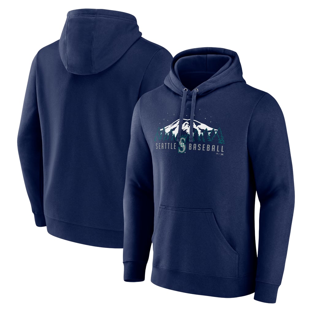 Seattle Mariners Mountains Pullover Hoodie - Navy